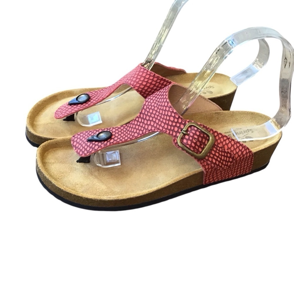 Spring Step Estelle Leather Flat Sandal - Picture 3 of 9